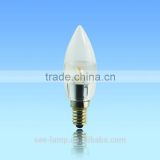 candle flame led bulb 360 crystal candle e14 C37 3W new products 2014