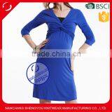 High Quality Wholesale Blank Maternity Evening Dresses thumbnail-1