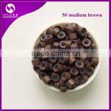 Silicone Beads Micro Link Ring Beads Feather Stick Hair Extensions With Mix-Coloured Beads 1000pcs 4.0mm*2.0mm*2.0mm thumbnail-2