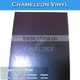 High Quality 1.52x30m Air Bubble Free Chameleon Blue PVC Car Vinyl Roll thumbnail-1