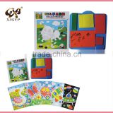 variety cartoon mosaic EVA sticker for kids animal mosaic sticker