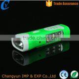 New Arrival Solar Led Torch Flashlight Electronic Plastic Flashlight