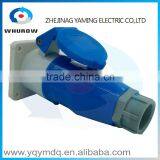 Industrial Sockets and Plugs IP44 Splash Proof Cable Protected Series High Quality Waterproof 3pin 4pin 5pin 16A Red Blue Color thumbnail-3