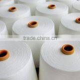 100% spun polyester spun yarn 30/1 in raw white