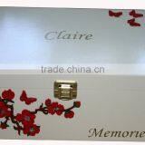 Vintage White Wooden Box for Gift Canton Fair 2015