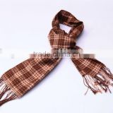 SD07JG0501 CHECKED PATTERN WOVEN STOLES