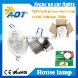 2015 Newest 5w High Power Led Ceiling Light Dome Lamp 90-240v thumbnail-2