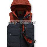 Winter Men Thick Padded Vest Reversible Double-sided Thick Jacket Waistcoat for Men thumbnail-1