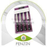4PCS Clam Shell Package POM Serrated Steak Knife Set thumbnail-1