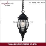 P815 outdoor pendant hanging light/plastic outdoor garden lamp/post light