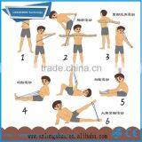 Light and Portable Elastic Gym Exercise Pull Cord String Puller thumbnail-2