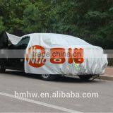 Silver Coated Aluminum Windproof Anti Dust Car Cover thumbnail-2