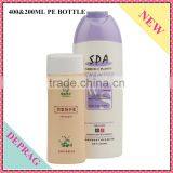 Eco-friendly Cosmetic bottle,200ml hdpe shampoo bottle,400ml hdpe decorative plastic shampoo bottle,200ml shampoo bottle