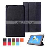 Top Selling Durable Three Folding Flip PU Leather Tablet Case For 2015 Amazon New Fire HD 8 Fast Delivery