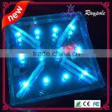 Rechargeable Led Crystal Vase Light Base Square 4 Inch Led Wireless Battery Light Base