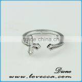 Micro Pave Setting Ring Cubic Zircon Cute Star Shape Jewelry Ring Wholesale thumbnail-2
