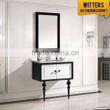 Fashionable Endurable Black and White Luxury Bathroom Vanities