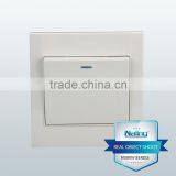 1 Gang 1 Way Electric Wall Switch Back