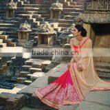 Green Chiffon On Net Designer Saree thumbnail-6