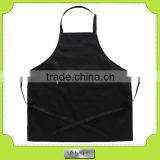 custom high quality black cotton men's chef apron