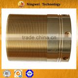 Hot sale copper bushing , lathe turned parts, precision cnc thread sleeve