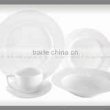 20pcs, 30pcs, Plain White Color, Decal Printed, Custmized Porcelain Tableware Dinnerware Sets