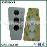 Vivid Embossed Key Membrane Switch Graphic Overlay