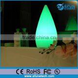 Remote Control Plastic Energy Saving Rechargeable RGB Color Led Table Lamp