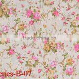 2015 Fresh Roses Printed Microfiber Peach Skin Fabric for Home Tetile thumbnail-5