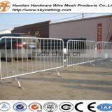 1.5"(38mmOD) Frame Pipe 1.1m Highx2.15m Wide Hot Dipped Galvanized Steel Metal Traffic Safety and Crowd Control Barrier
