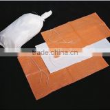 Shandong manufacturer pp woven bag for sand, good design pp woven sack, polypropylene sand bag with string