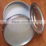 Stainless Steel 304 316 316L Lab Test Sieve With Pan and Lid