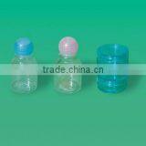 Cap and Jar TRAVEL SETS Travel Cosmetic Plastic Bottle Set thumbnail-1