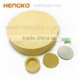 0.5~300 Microns Sintered Porous Bronze Filter Plate thumbnail-3