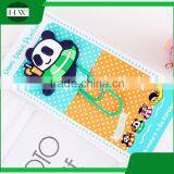 Office Stationery Personalized Plastic Pvc Cartoon Paper Clip Holder thumbnail-2