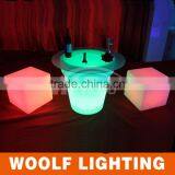 Top Sales Rechargeable Flashing LED Lighted Bar Ice Bucket thumbnail-5