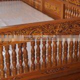 Thailand Style Wood Carved Long Chair, Southeast Furniture Exquisite Handcarving Leisure Sofa Chair (BF01-X1169) thumbnail-5