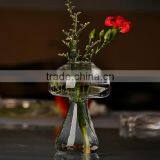 Creative Mushrooms Clear Glass Hydroponic Container Handblown Glass Terrarium thumbnail-2