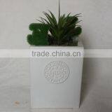 Pots With Fake Plants