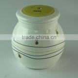 Hot Sale Lovely White Ceramic Drink Cups With Lid thumbnail-1