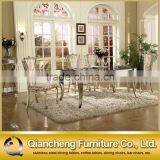 Modern Stainless Steel Dining Table for Hotel Dining Room thumbnail-6