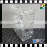 Custom Acrylic Bar Cart Acrylic Food Trolleys Lucite Plexiglass Serving Carts From Shenzhen Yidong thumbnail-5