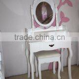 Wooden Dressing Table With Mirros and Stool /Dressing Table /Wooden Dresser/mirror Furniture Dressing Table thumbnail-4