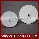 2017 Hot Sell TOPJLH Mini Wood Frame Sublimation Wall Clocks thumbnail-2