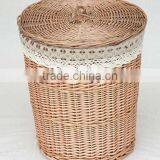 Linyi Wholesale Round Rattan Laundry Basket thumbnail-2