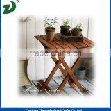 Solid Wood Folding Round Outdoor Table thumbnail-2