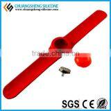 Light Up Slap Silicone Bracelet,High Quality Led Silicone Slap Bracelet,flashing Silicone Bracelet thumbnail-5