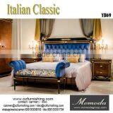 YB69 New Model Design Italian Royal Baroque Style Luxury Solid Wood Bedroom Furniture for Sale thumbnail-1