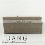 Salinas Wicker Right Hand Sofa 3 Seats - Weather Resistant Outdoor Wicker Love Seat thumbnail-3