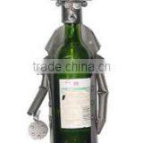 Wrought Iron Wine Bottle Holder J016 thumbnail-1